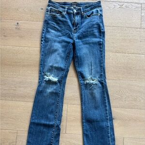 Judy Blue Women's Distressed Blue Boot Cut Jeans